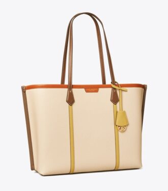 Bolso tote Perry con tres compartimentos y bloques de color