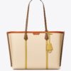 Bolso tote Perry con tres compartimentos y bloques de color Bolso tote Perry con tres compartimentos y bloques de color