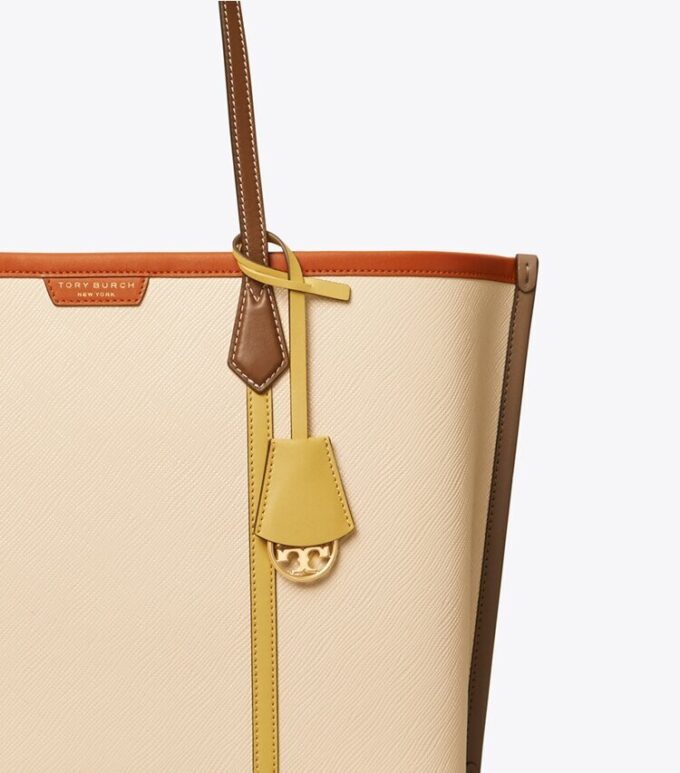Bolso tote Perry con tres compartimentos y bloques de color Bolso tote Perry con tres compartimentos y bloques de color