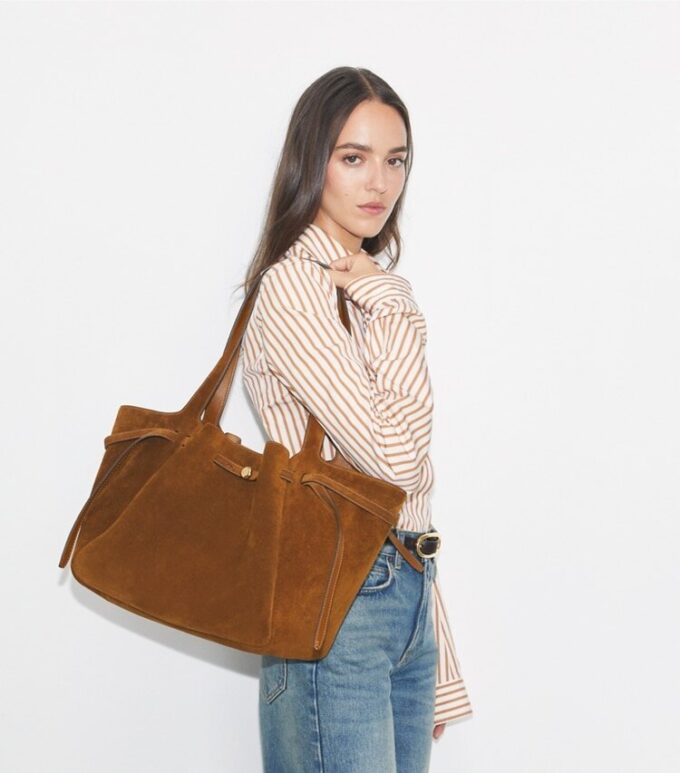 Bolso tote Romy de gamuza Bolso tote Romy de gamuza