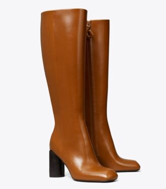 Botas altas hasta la rodilla con detalle retorcido
