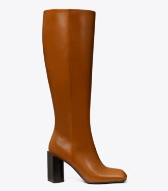 Botas altas hasta la rodilla con detalle retorcido