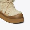 Botas con cordones de piel de oveja suave Botas con cordones de piel de oveja suave