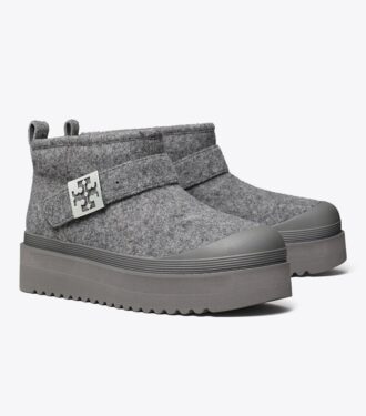 Botas con plataforma de piel de oveja Mellow