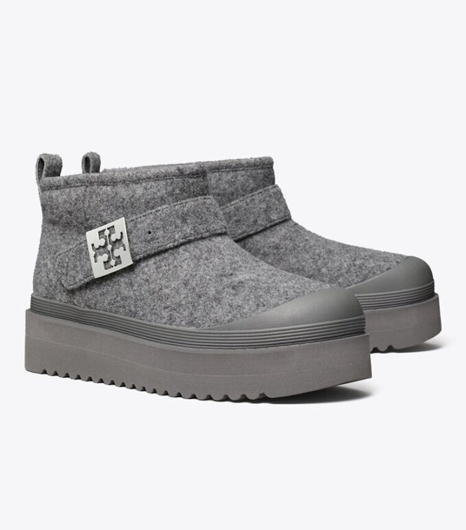Botas con plataforma de piel de oveja Mellow Botas con plataforma de piel de oveja Mellow