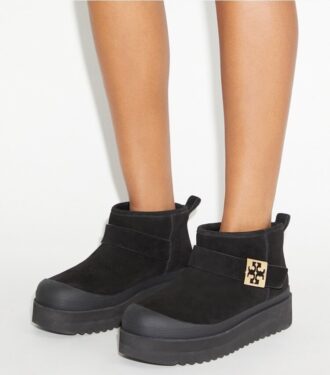 Botas con plataforma de piel de oveja Mellow
