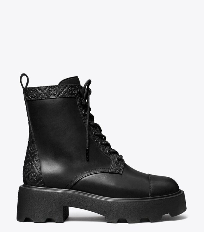Botas con suela gruesa y T Monogram Botas con suela gruesa y T Monogram