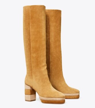 Botas de plataforma hasta la rodilla