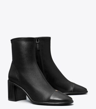 Botines de tacón con puntera