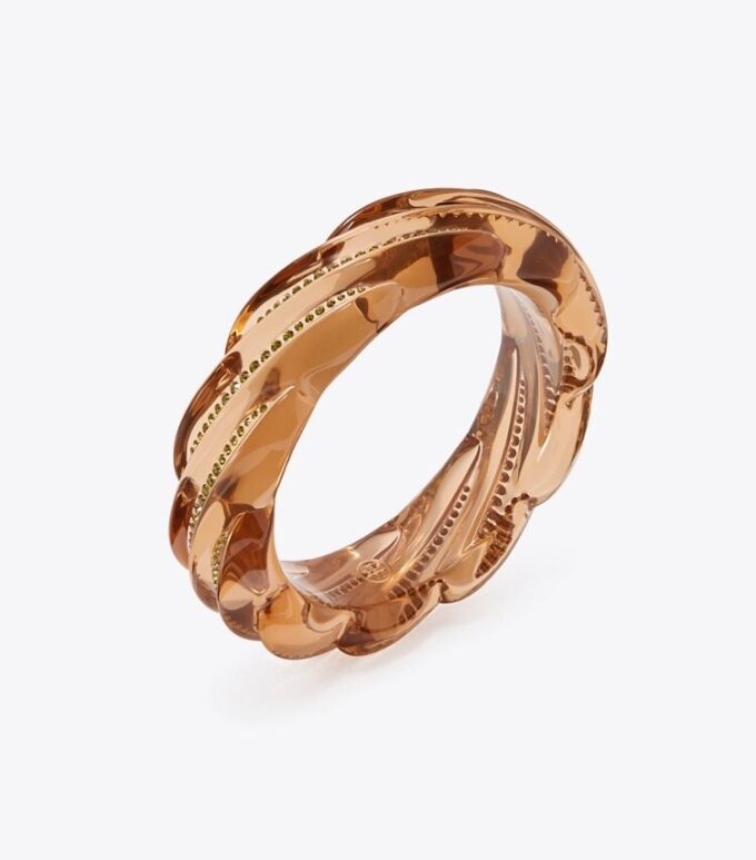 Brazalete de resina cristalina Brazalete de resina cristalina