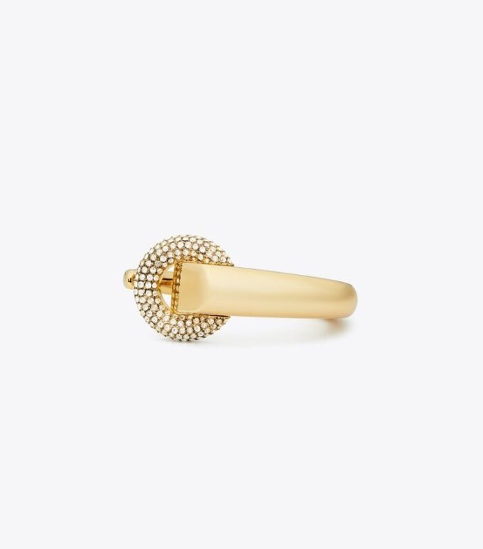 Brazalete perforado con pavé