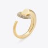 Brazalete perforado con pavé