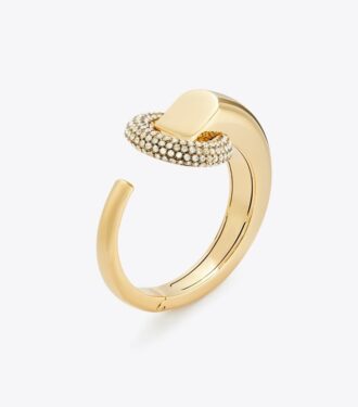 Brazalete perforado con pavé Brazalete perforado con pavé