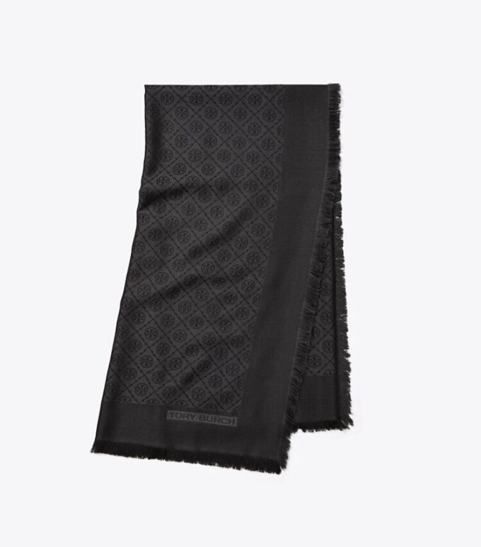 Bufanda de viaje con T Monogram Jacquard