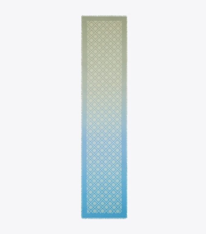 Bufanda rectangular con monograma T Monogram