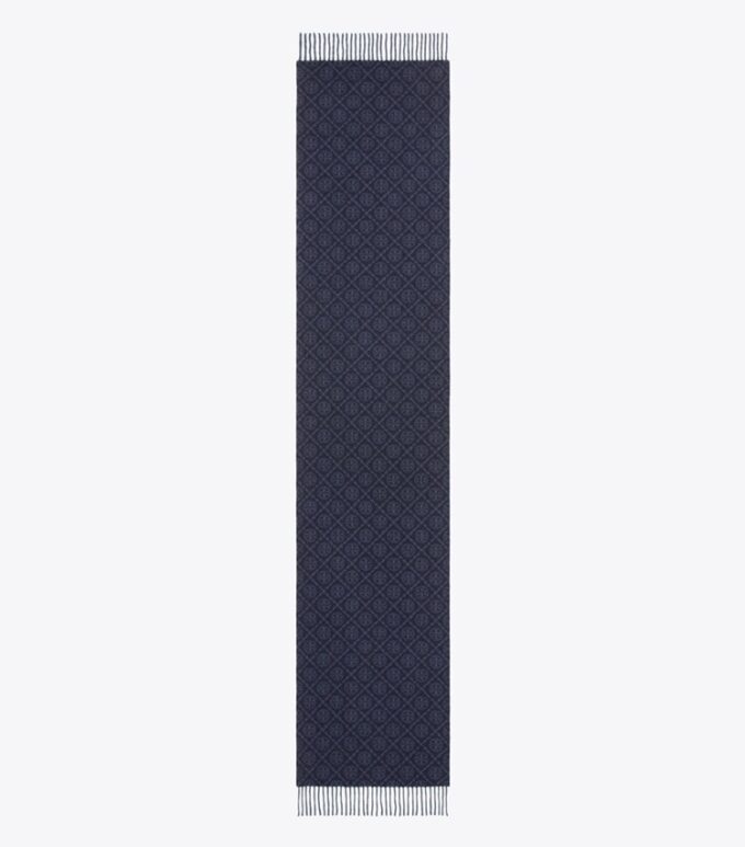 Bufanda rectangular con monograma T Monogram Bufanda rectangular con monograma T Monogram