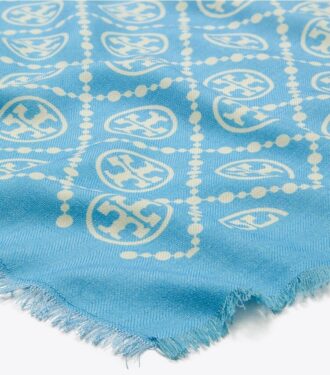Bufanda rectangular con monograma T Monogram