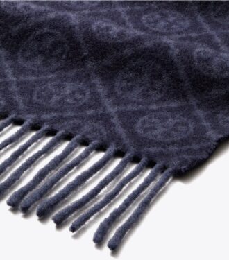 Bufanda rectangular con monograma T Monogram