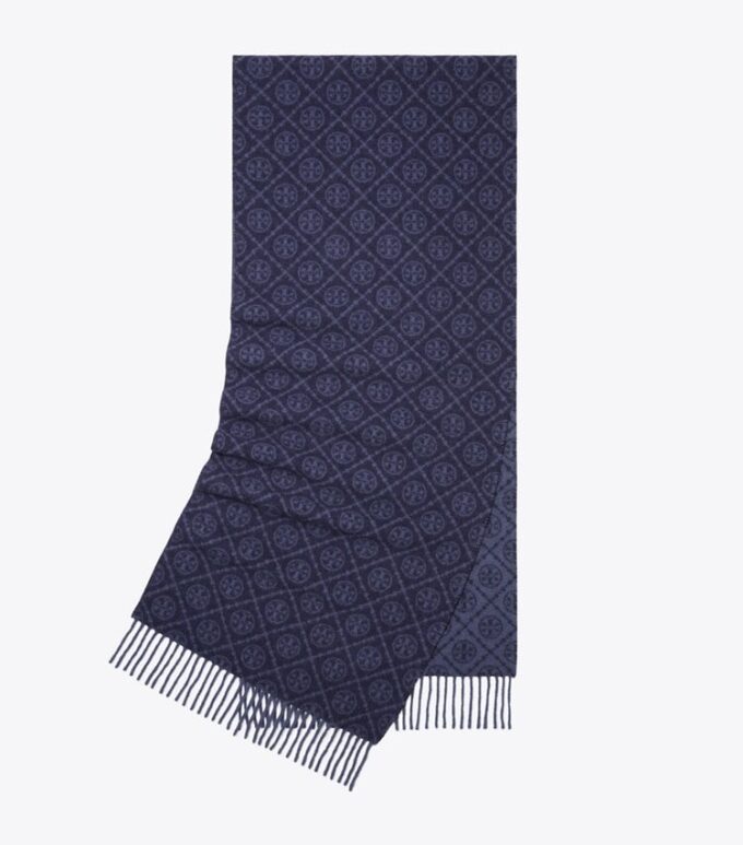Bufanda rectangular con monograma T Monogram Bufanda rectangular con monograma T Monogram