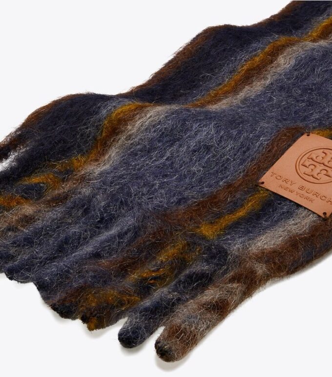 Bufanda rectangular de mohair