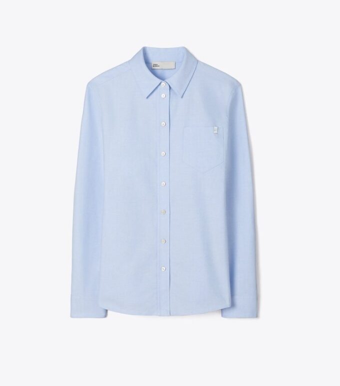 Camisa de algodón con puños Camisa de algodón con puños