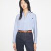Camisa de algodón con puños Camisa de algodón con puños