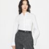 Camisa de popelín de algodón