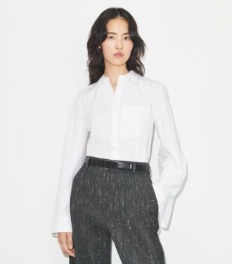 Camisa de popelín de algodón