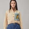 Camisa de popelín de algodón con bordado Camisa de popelín de algodón con bordado