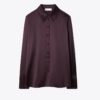 Camisa de seda con puños