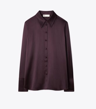 Camisa de seda con puños