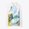 Camisa de seda Lucky Duck Camisa de seda Lucky Duck