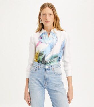 Camisa de seda Lucky Duck