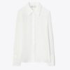 Camisa de viscosa con puños Camisa de viscosa con puños