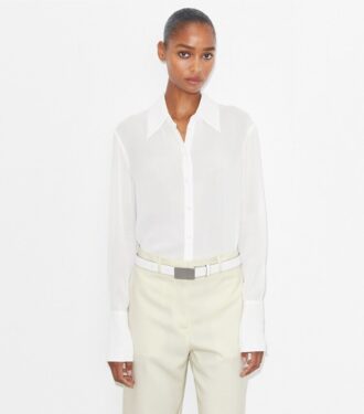 Camisa de viscosa con puños