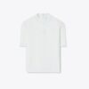 Camiseta con cuello alto y logotipo Camiseta con cuello alto y logotipo