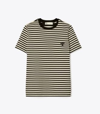 Camiseta con logotipo bordado