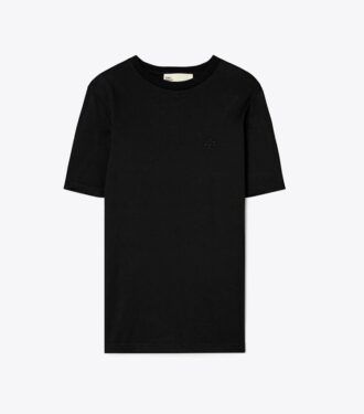 Camiseta con logotipo bordado