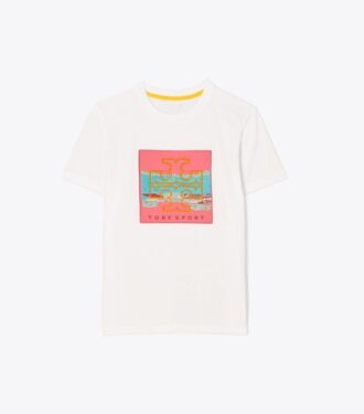 Camiseta con parche con logotipo gráfico
