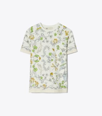 Camiseta de algodón estampada