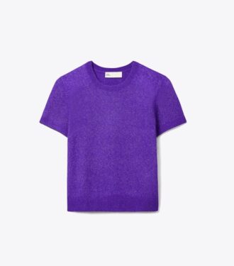 Camiseta de cachemira y seda