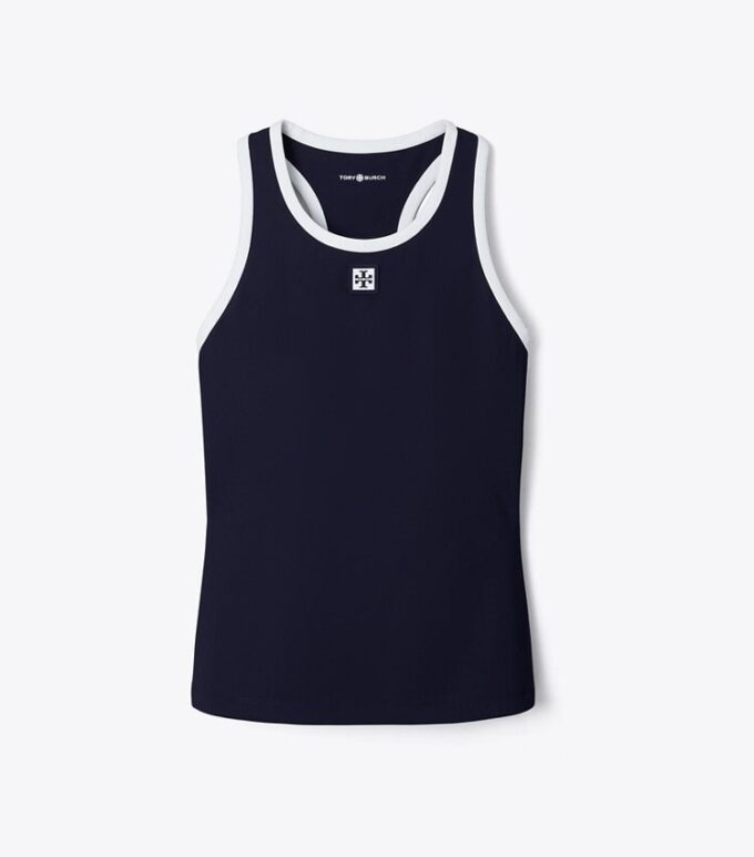 Camiseta de tenis sin mangas con espalda nadadora Camiseta de tenis sin mangas con espalda nadadora