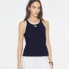 Camiseta de tenis sin mangas con espalda nadadora Camiseta de tenis sin mangas con espalda nadadora