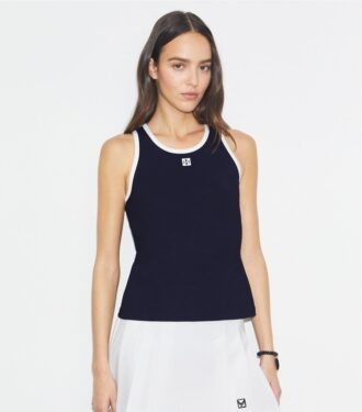 Camiseta de tenis sin mangas con espalda nadadora