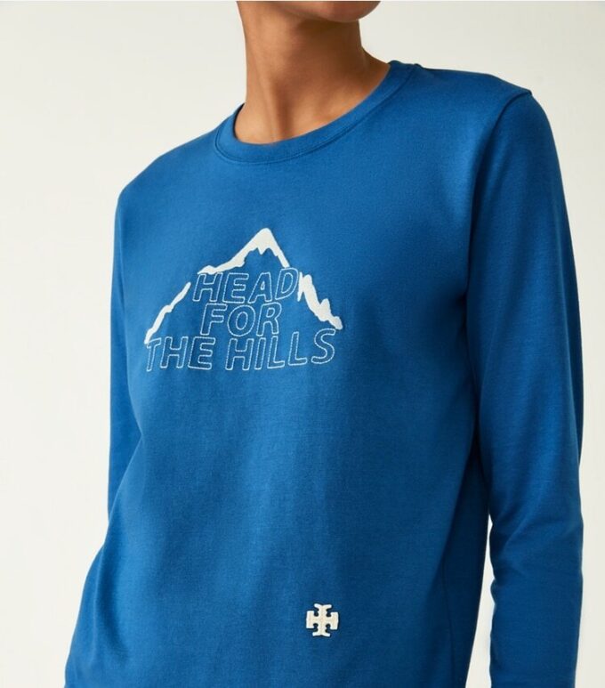 Camiseta gráfica de manga larga Camiseta gráfica de manga larga