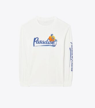 Camiseta vintage de manga larga con estampado gráfico