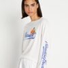 Camiseta vintage de manga larga con estampado gráfico