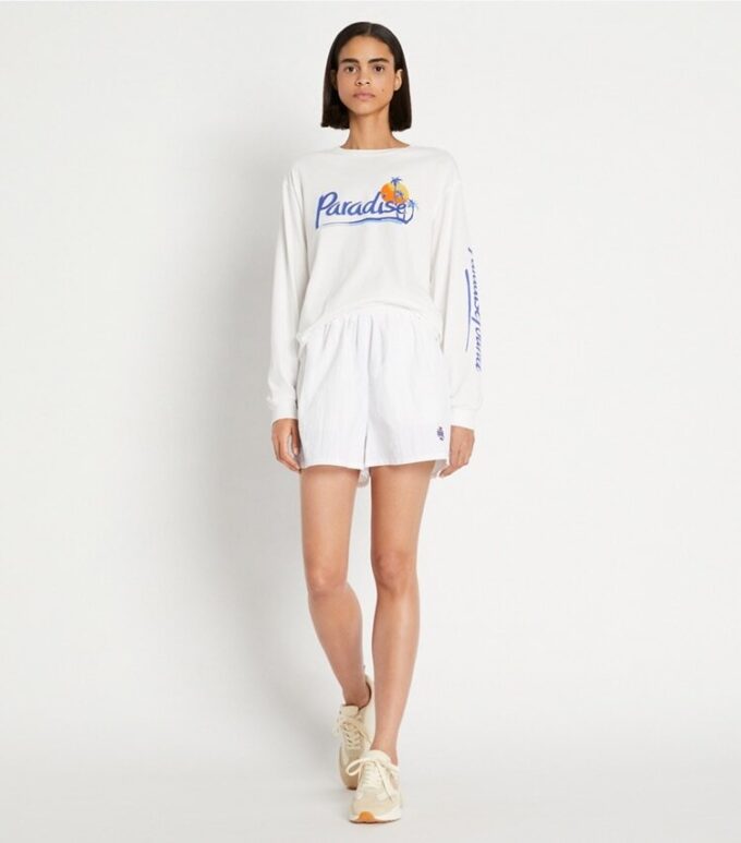Camiseta vintage de manga larga con estampado gráfico