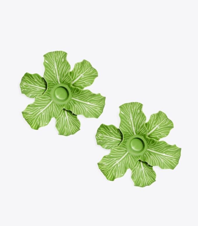 Candelabro Lettuce Ware, juego de 2 Candelabro Lettuce Ware, juego de 2