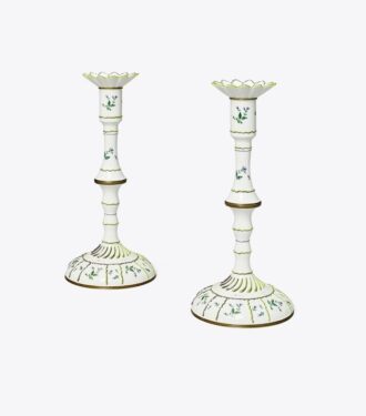 Candelabros Jolie Fleur, juego de 2